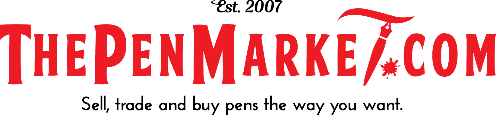 Red "ThePenMarket.com" logo on black background.