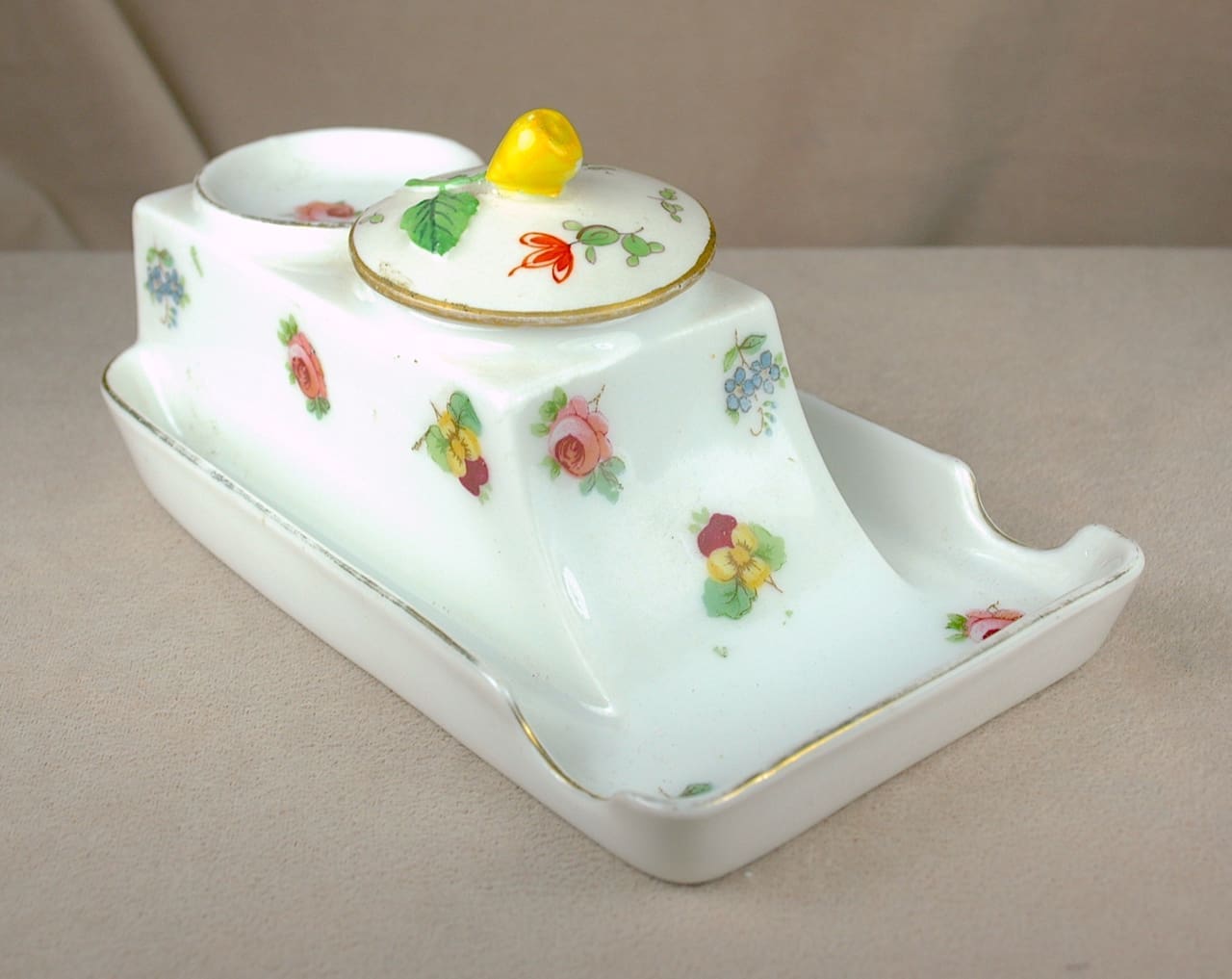 Porcelain Inkwell