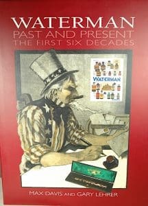 Book cover featuring vintage Waterman advertisement.