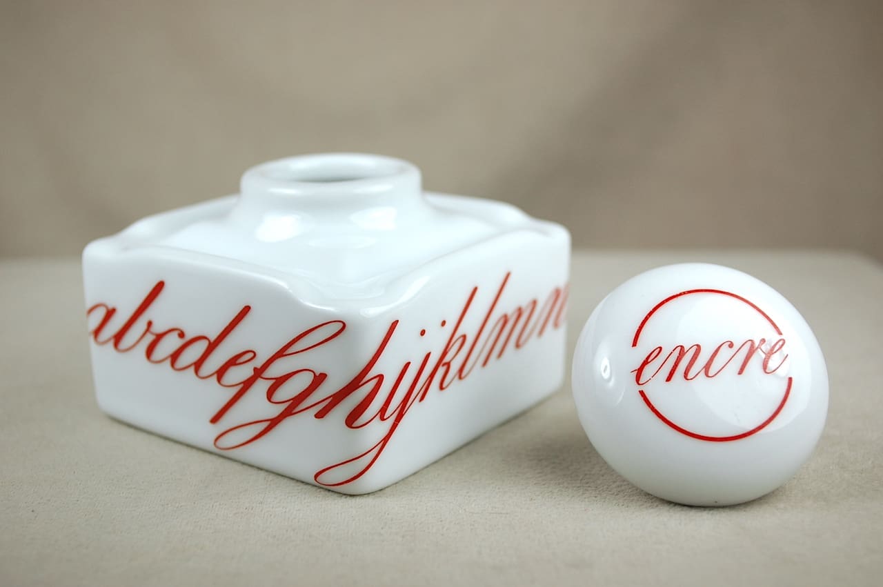 Levenger Alphabet Inkwell